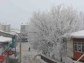 Malazgirt’te dondurucu soğuklar görsel şölene dönüştü
