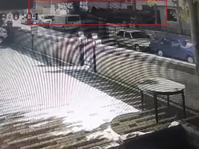 Maltepe’de 7 katlı binada meydana gelen çökme güvenlik kamerasında
