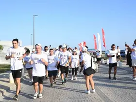 Manavgat kıyılarında "Mavi Hareket Koşusu"
