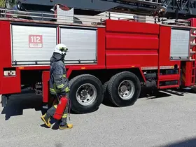 Manavgat’ta baca yangını söndürüldü
