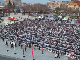 Manisa Büyükşehir’in ‘İftar Sofrası’ Salihli’de kuruldu
