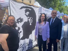 Manisa’da 7 bin 600 motifli Atatürk portresi sergiye damga vurdu
