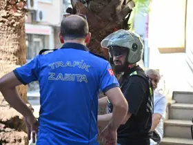 Manisa’da yaya yollarında motosiklet denetimi
