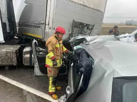 Manisa’da zincirleme kaza: 1 ölü, 2 yaralı
