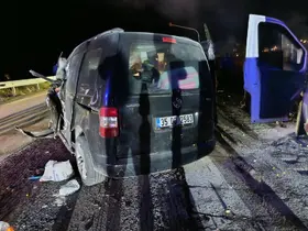Manisa’da zincirleme kaza: 1’i ağır 5 yaralı
