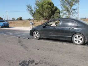 Manyas’ta otomobil motoiklete çarptı: 1 ölü

