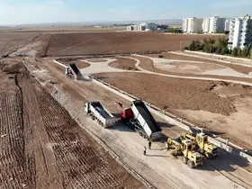 Mardin Belediyesi Nusaybin’e çevre yolu yapıyor
