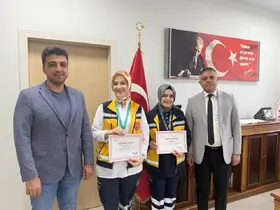 Mardin'de bir baba doğum gerçekleştirdi
