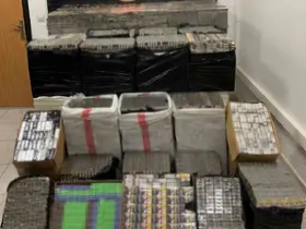 Mardin’de  40 bin paket kaçak sigara ele geçirildi
