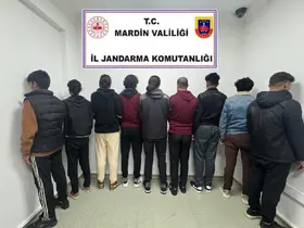 Mardin’de 9 düzensiz göçmen yakalandı
