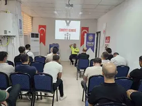 Mardin’de hükümlülere trafik kuralları semineri düzenlendi
