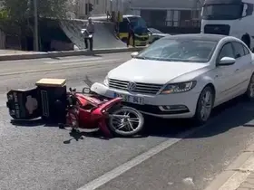 Mardin’de otomobil ile motosiklet çarpıştı: 1 yaralı
