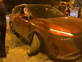 Mardin’de otomobil refüje çıktı: 1 yaralı
