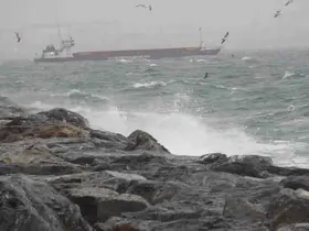 Marmara Denizi’nde fırtına etkili oldu
