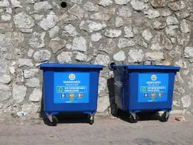 Marmaris’te geri dönüşen atıklar mavi konteynerlerde toplanacak
