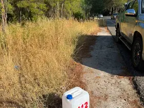 Marmaris’te kritik noktalara ilk müdahale için su bidonu
