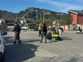 Marmaris’te otomobil yayaya çarptı, sürücü gözaltına alındı
