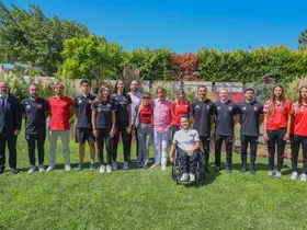 Mehmet Sepil, Göztepeli milli sporcuları ağırladı
