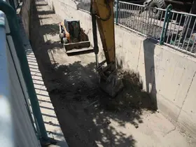 Melikgazi’de taşkın su kanalları temizleniyor
