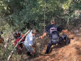 Menteşe’de otomobil uçuruma yuvarlandı: 1 yaralı
