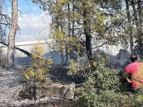 Menteşe’deki yangın kısa sürede söndürüldü
