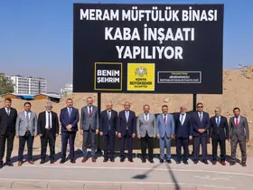 Meram’da Kamu Kurumları Tek Bölgede Buluşuyor: Yeni İlçe Müftülüğü Binası Yükseliyor