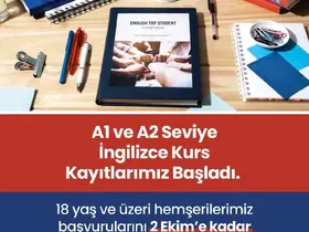 Merkezefendi’de A1 ve A2 seviye ingilizce kursu kayıtları başladı

