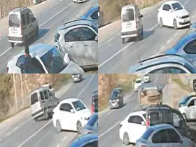 Mersin’de 6 kişinin içinde olduğu araç devrildi
