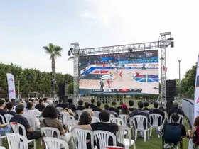 Mersin’de dev ekranda EuroBasket heyecanı
