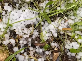 Mersin’de dolu yağışı etkili oldu
