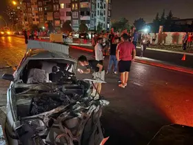 Mersin’de feci kaza: 1 ölü, 8 yaralı
