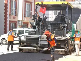 Mersin’de iki önemli güzergahta asfalt çalışması
