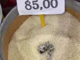 Mersin’de skandal görüntü: Pirinçten kedi dışkısı çıkan markete ceza
