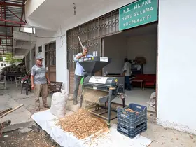 Mersin’de üreticiye ‘badem kabuk soyma makinesi’ desteği
