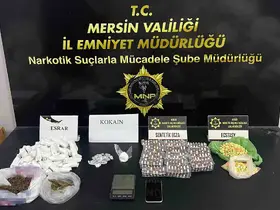 Mersin’de uyuşturucu operasyonları: 5 tutuklama
