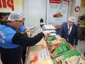 Mersin’de yemek imalatı yapan işletmeler denetlendi
