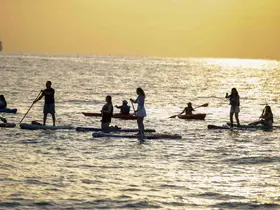 Mersinliler güne su sporlarıyla başladılar
