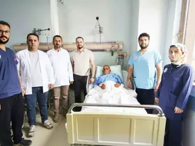 Mesanesinden 42 parça taş çıkarılan hasta sağlığına kavuştu
