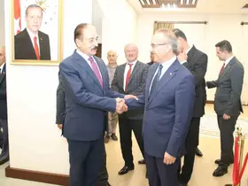 MESOB heyetinden Vali Seddar Yavuz’a ’Ahilik Haftası’ ziyareti
