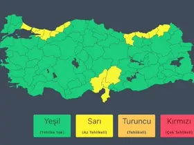 Meteoroloji sarı kod ile uyardı
