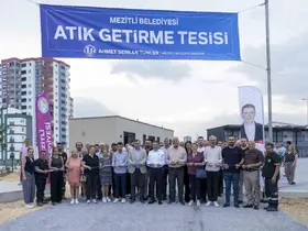 Mezitli’de Atık Getirme Merkezi hizmete açıldı
