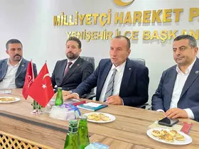 MHP Bursa teşkilatı Yenişehir’de birlik beraberlik mesajı verdi
