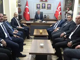 MHP heyeti "Terörsüz Türkiye" toplantıları çerçevesinde Kilis’te
