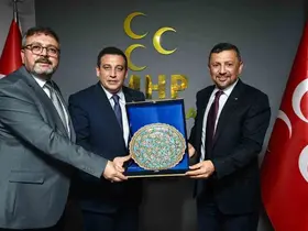 MHP Kütahya Milletvekili Erbaş’tan İl Başkanı Özkan’a ziyaret
