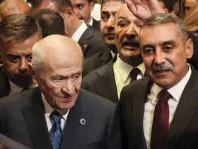 MHP Lideri Bahçeli: "Yeni Partinin Cumhurbaşkanımız salondayken ayrılması siyasi açıdan doğru olmamıştır"
