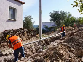 Milas’ta 40 yıllık içme suyu hattı yenileniyor
