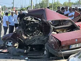 Milletvekili Ercan Öztürk kaza yaptı
