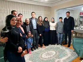 Milletvekili Hatipoğlu, iftarda şehit ailesine misafir oldu