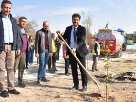 Milli Ağaçlandırma Günü’nde yüzlerce fidan toprakla buluşturuldu