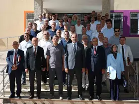 Milli Eğitim Müdürü Gün, ortaokul müdürleriyle  bir araya geldi
